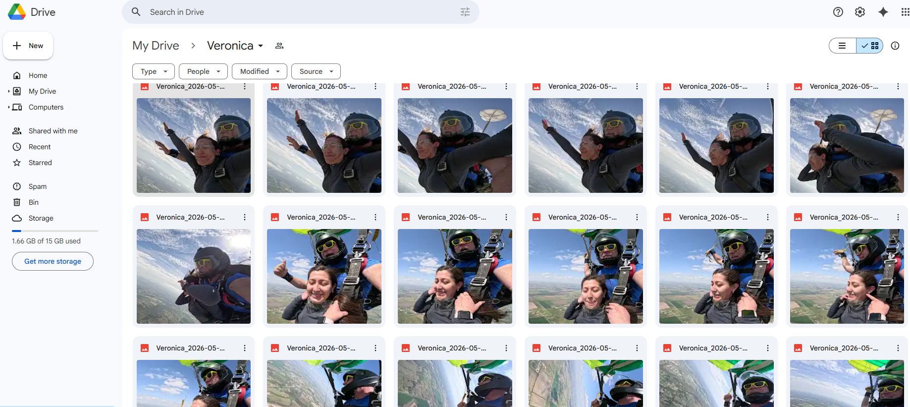 Customer still photos delivered in Google Drive